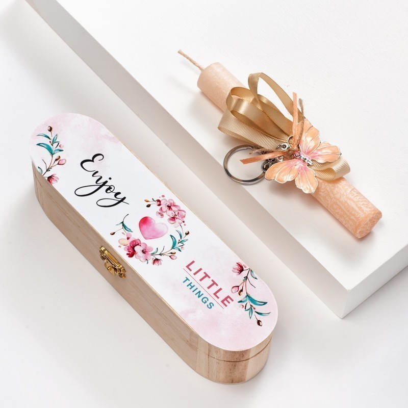 Πασχαλινή Λαμπάδα Κασετίνα - Πεταλούδα (23x6x6εκ.) 02363