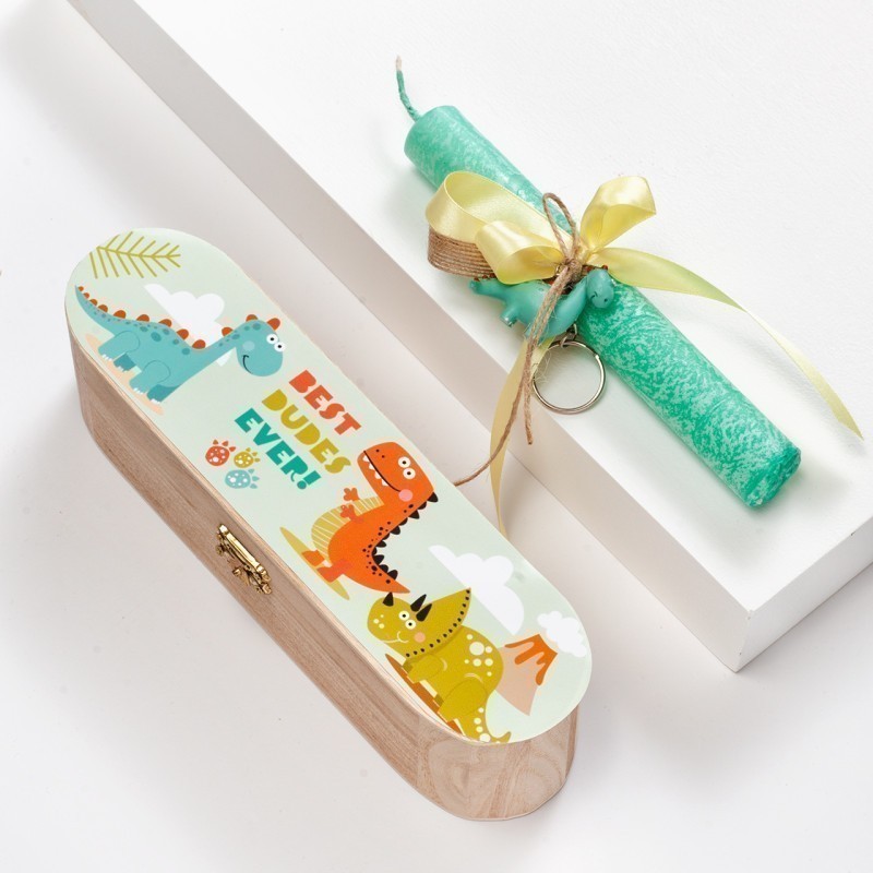 Πασχαλινή Λαμπάδα Κασετίνα - Δεινόσαυρος (23x6x6εκ.) 02378