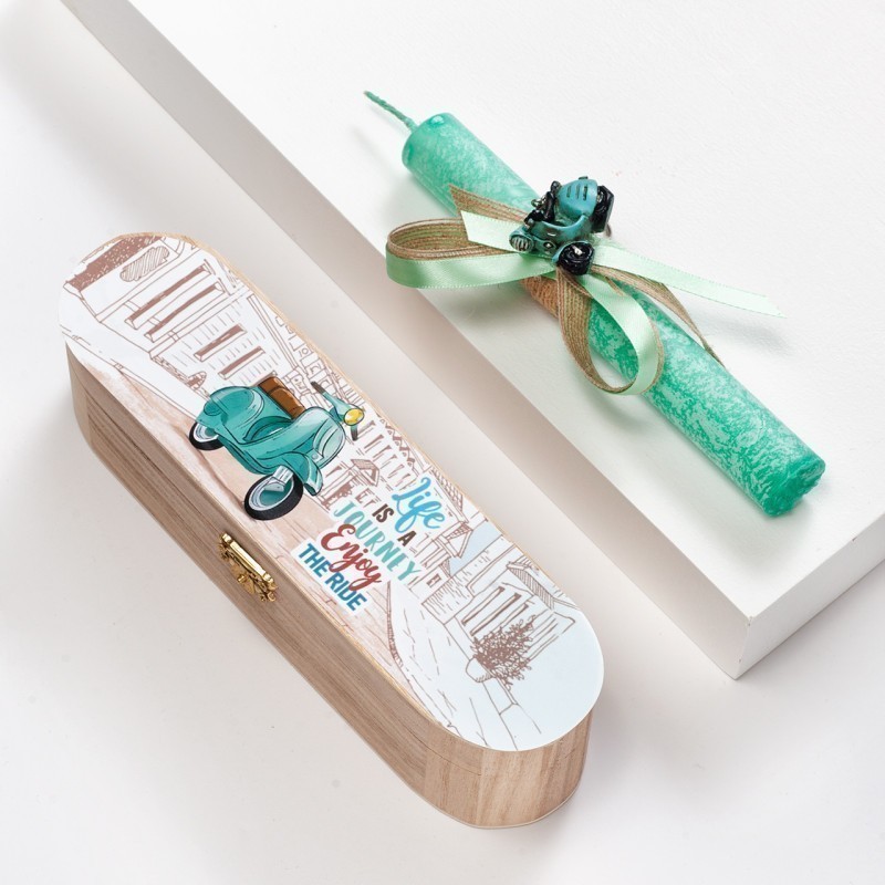 Πασχαλινή Λαμπάδα Κασετίνα - Βέσπα (23x6x6εκ.) 02384