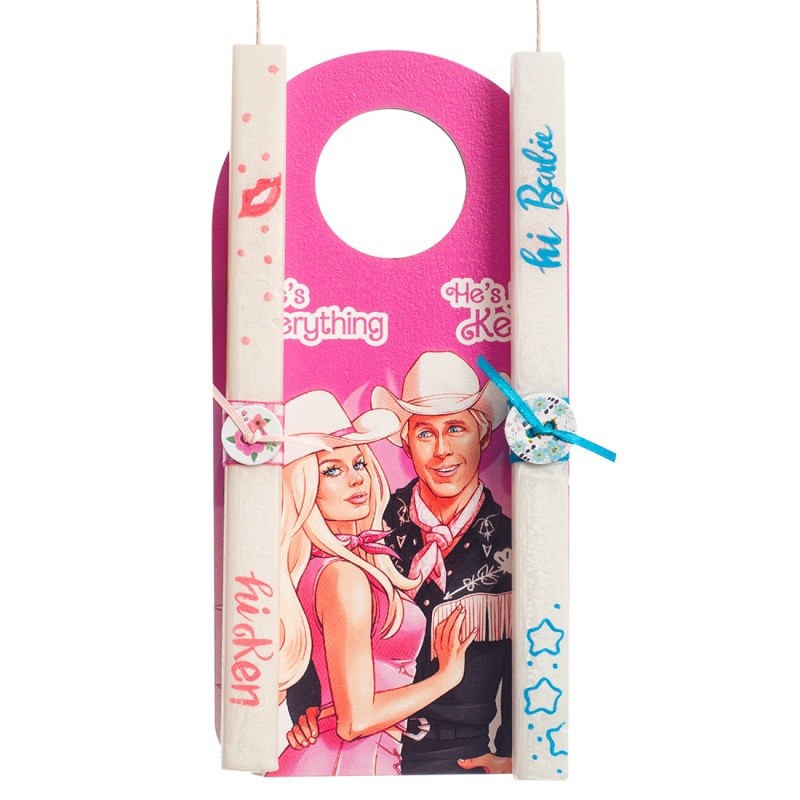Πασχαλινές Λαμπάδες Για Ζευγάρι- Barbie & Κen 16399