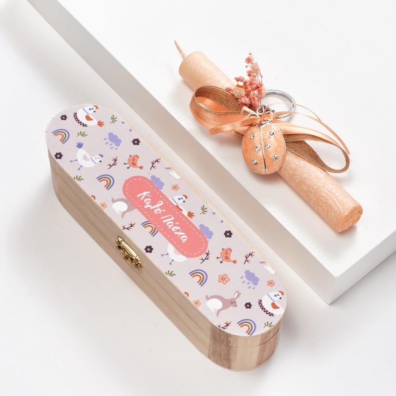 Πασχαλινή Λαμπάδα Κασετίνα - Πασχαλίτσα (23x6x6εκ.) 18943