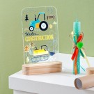 Πασχαλινή Λαμπάδα Led - Εκσκαφέας Τρακτέρ (15x4,5x3εκ.) 18953