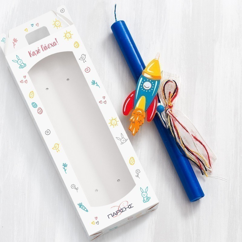 Πασχαλινή Λαμπάδα - Κρεμάστρα Πύραυλος 20045