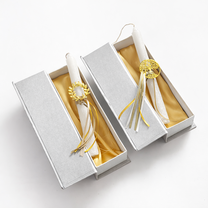 Πασχαλινές Λαμπάδες Για Ζευγάρι 16123