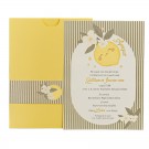 Προσκλητήριο Βάπτισης Λεμόνι D325.044