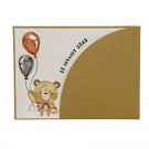 Προσκλητήριο Βάπτισης Αρκουδάκι D325.045