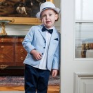 Βαπτιστικό Κοστουμάκι Bambolino Erricos 9243 Μπλε-Γαλάζιο