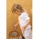 Βαπτιστικό Κοστουμάκι Bambolino Filippos 1427 Λευκό-Μπεζ