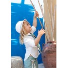 Βαπτιστικό Κοστουμάκι Bambolino Malcom 1431 Εκρού-Μέντα