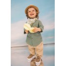 Βαπτιστικό Κοστουμάκι Bambolino Aggelos 1732 Μέντα-Μελί