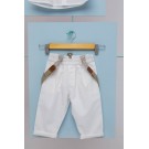 Βαπτιστικό Κοστουμάκι Bambolino Dionisis 1720 Λευκό-Σιέλ