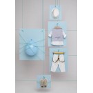 Βαπτιστικό Κοστουμάκι Bambolino Dionisis 1720 Λευκό-Σιέλ