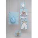 Βαπτιστικό Κοστουμάκι Bambolino Dionisis 1720 Λευκό-Σιέλ