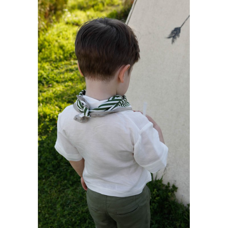 Βαπτιστικό Κοστουμάκι Bambolino Francesko 1763 Εκρού-Μέντα