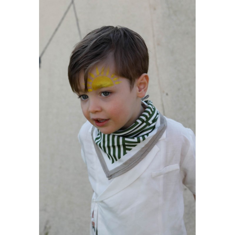 Βαπτιστικό Κοστουμάκι Bambolino Francesko 1763 Εκρού-Μέντα