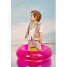 Βαπτιστικό Κοστουμάκι Bambolino Giovanni 1779 Μπεζ-Μέντα