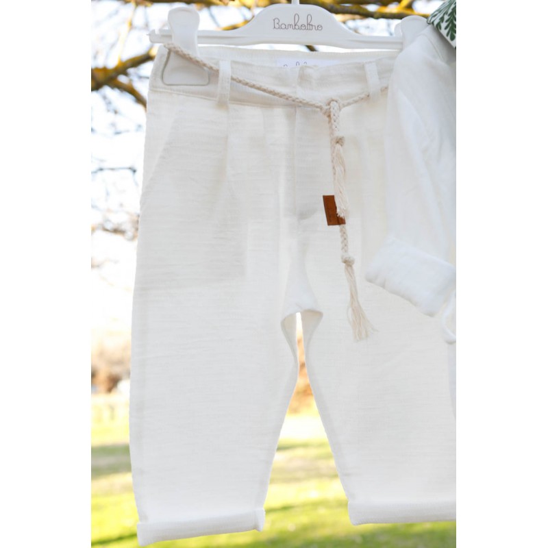 Βαπτιστικό Κοστουμάκι Bambolino Lorenzo 1780 Εκρού-Μέντα