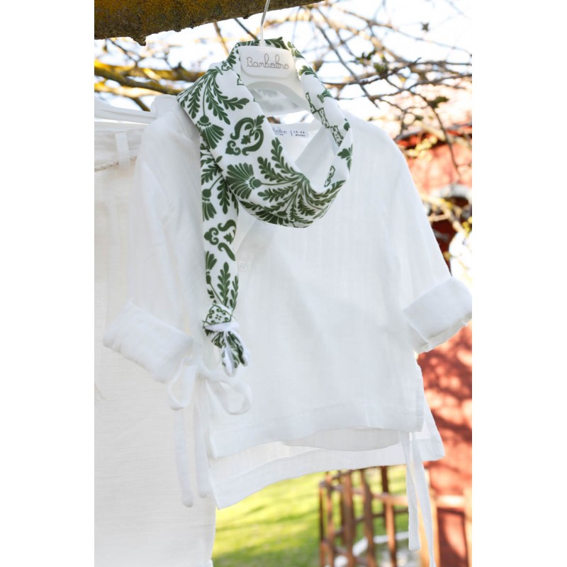 Βαπτιστικό Κοστουμάκι Bambolino Lorenzo 1780 Εκρού-Μέντα