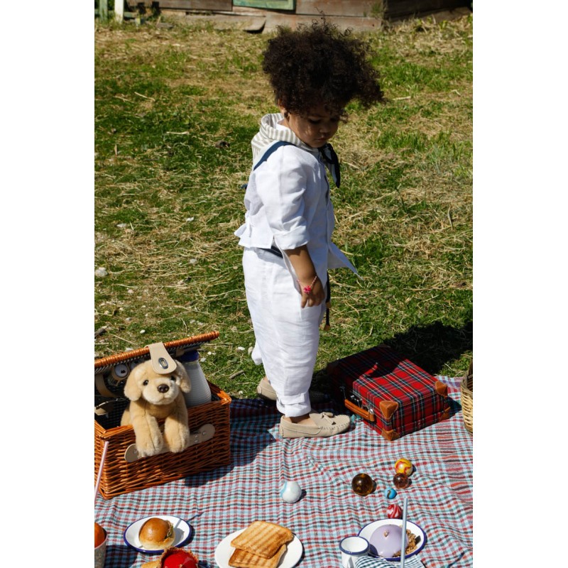 Βαπτιστικό Κοστουμάκι Bambolino Manolis 1740 Λευκό-Μπλε