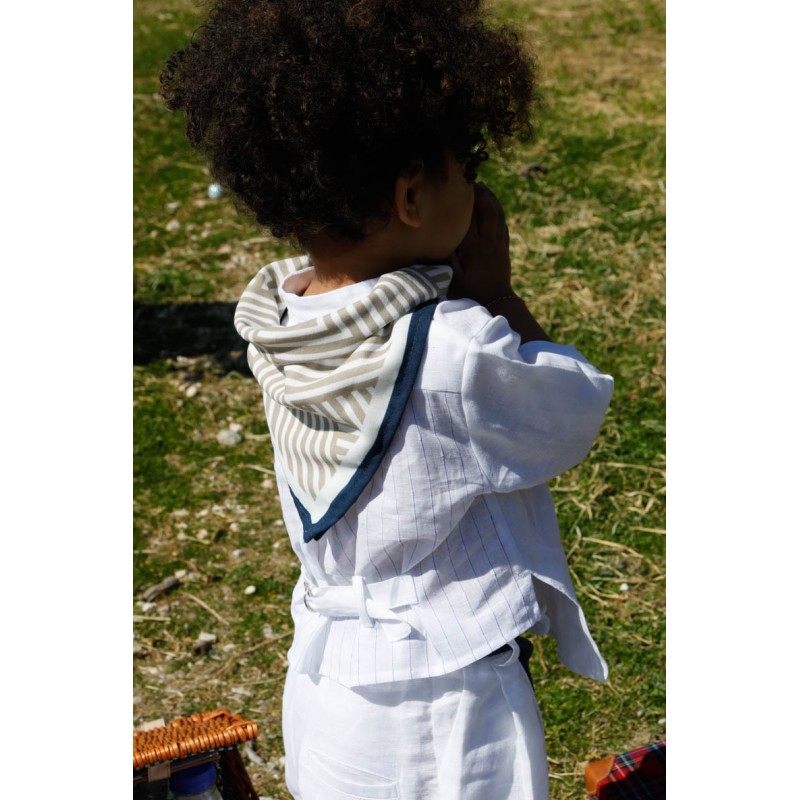 Βαπτιστικό Κοστουμάκι Bambolino Manolis 1740 Λευκό-Μπλε