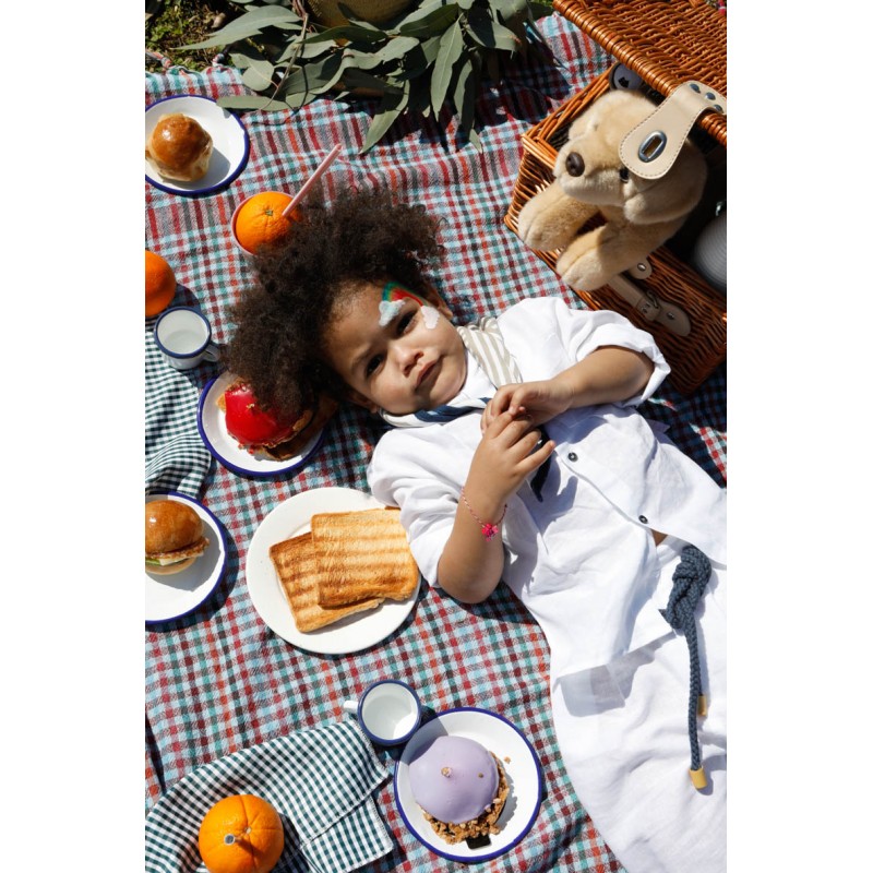 Βαπτιστικό Κοστουμάκι Bambolino Manolis 1740 Λευκό-Μπλε