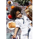 Βαπτιστικό Κοστουμάκι Bambolino Manolis 1740 Λευκό-Μπλε