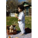 Βαπτιστικό Κοστουμάκι Bambolino Manolis 1740 Λευκό-Μπλε