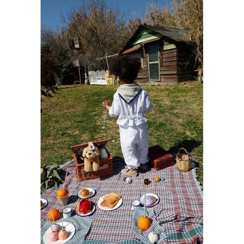 Βαπτιστικό Κοστουμάκι Bambolino Manolis 1740 Λευκό-Μπλε