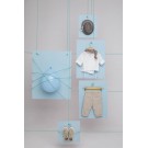 Βαπτιστικό Κοστουμάκι Bambolino Marinos 1742 Λευκό-Μπεζ