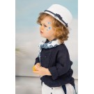 Βαπτιστικό Κοστουμάκι Bambolino Mateo 1769 Λευκό-Μπλε