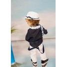 Βαπτιστικό Κοστουμάκι Bambolino Mateo 1769 Λευκό-Μπλε