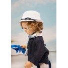 Βαπτιστικό Κοστουμάκι Bambolino Mateo 1769 Λευκό-Μπλε