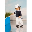 Βαπτιστικό Κοστουμάκι Bambolino Mateo 1769 Λευκό-Μπλε