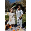 Βαπτιστικό Κοστουμάκι Bambolino Pasxalis 1749 Λευκ΄ό-Γκρι