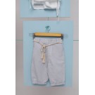 Βαπτιστικό Κοστουμάκι Bambolino Stamatis 1755 Λευκό-Γκρι