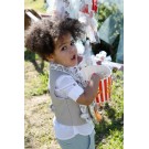 Βαπτιστικό Κοστουμάκι Bambolino Themis 1729 Μπεζ-Μέντα