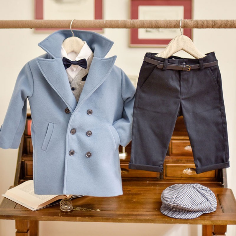 Βαπτιστικό Κοστουμάκι Bambolino Bellamy 9288 Μπλε