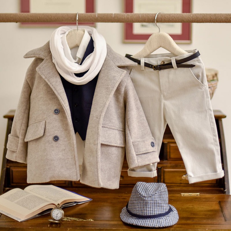 Βαπτιστικό Κοστουμάκι Bambolino Murphy 9291 Γκρι -Μπλε