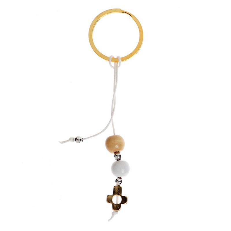 Μαρτυρικά Μπρελόκ - Μ224 - Λευκό/Καφέ (50τμχ.)