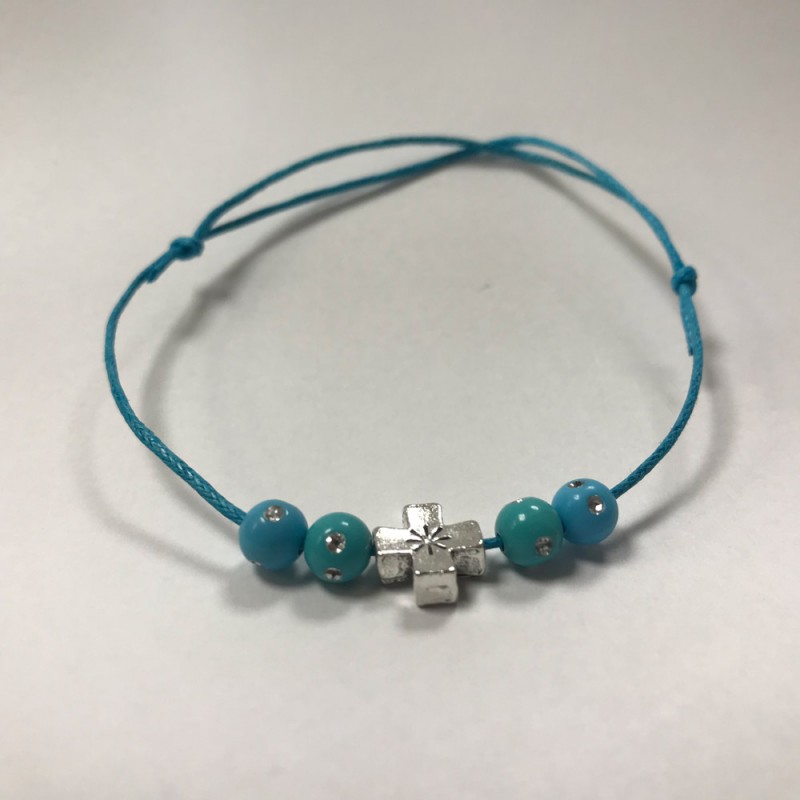 Μαρτυρικά Βραχιολάκια - 11427 Τιρκουάζ (50τμχ.)