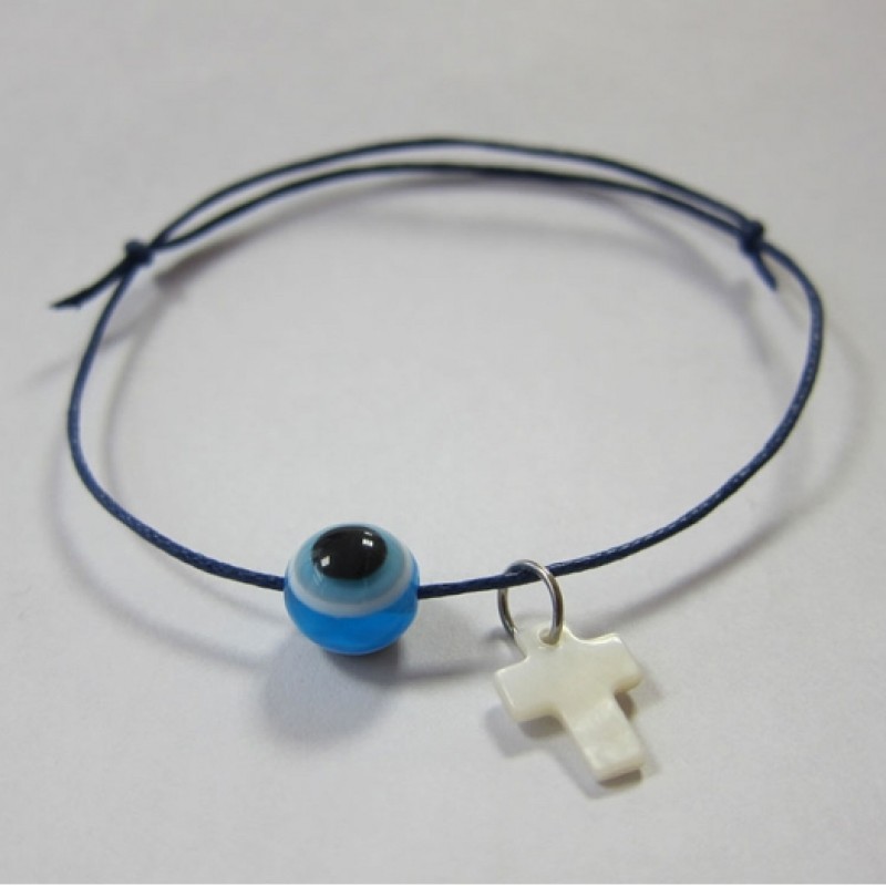 Μαρτυρικά Βραχιολάκια - 14505 Μπλε (50τμχ.)
