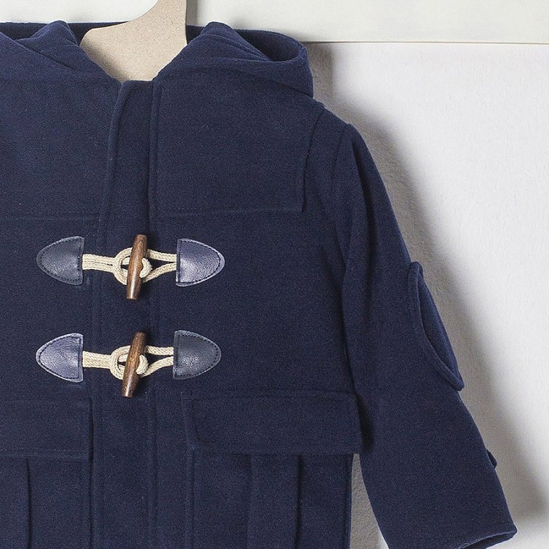 Βαπτιστικό Παλτό Montgomery Bambolino Miltos - 8709A Μπλε Σκούρο