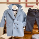 Βαπτιστικό Παλτό Bambolino Rudy - 9285 Γαλάζιο