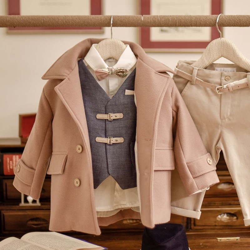 Βαπτιστικό Παλτό Bambolino Miller - 9290 Μόκα