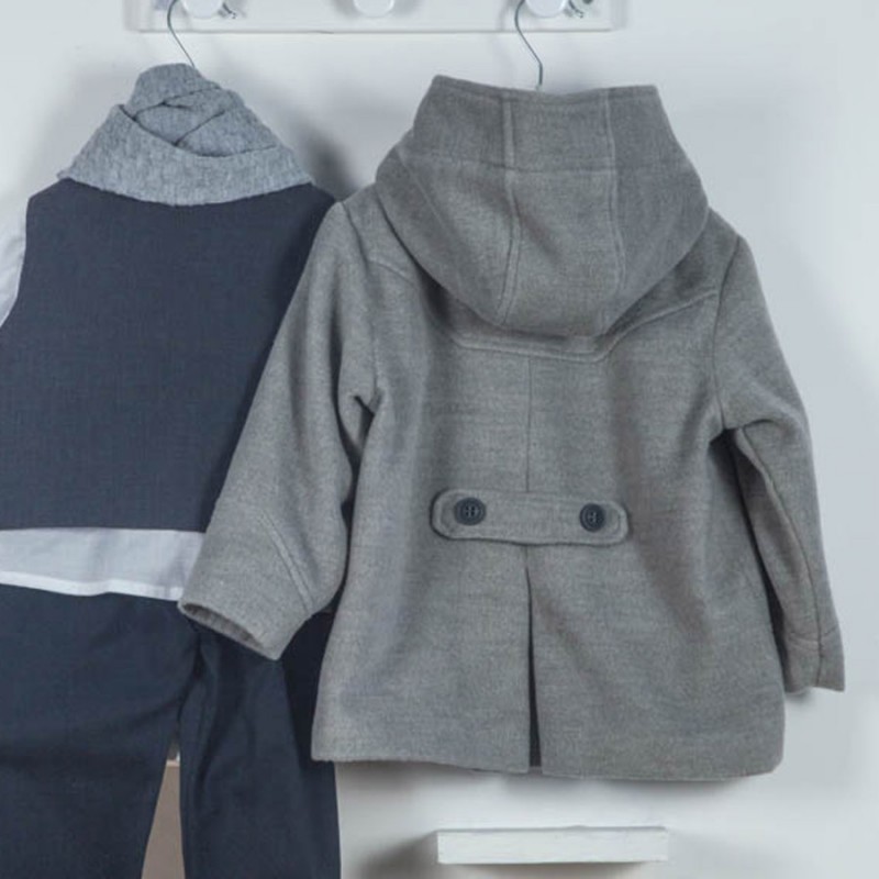 Βαπτιστικό Παλτό Bambolino Tyson - 9901 Γκρι