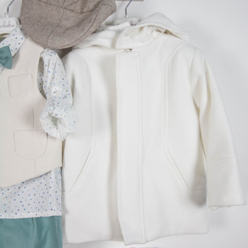 Βαπτιστικό Παλτό Bambolino Elliot - 9903 Λευκό