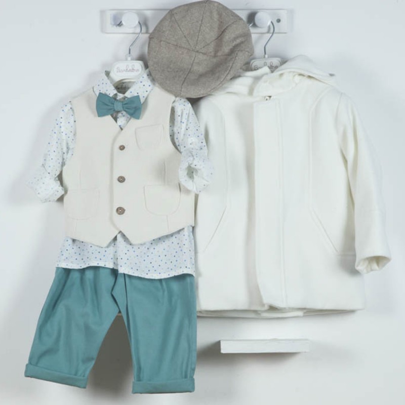 Βαπτιστικό Παλτό Bambolino Elliot - 9903 Λευκό