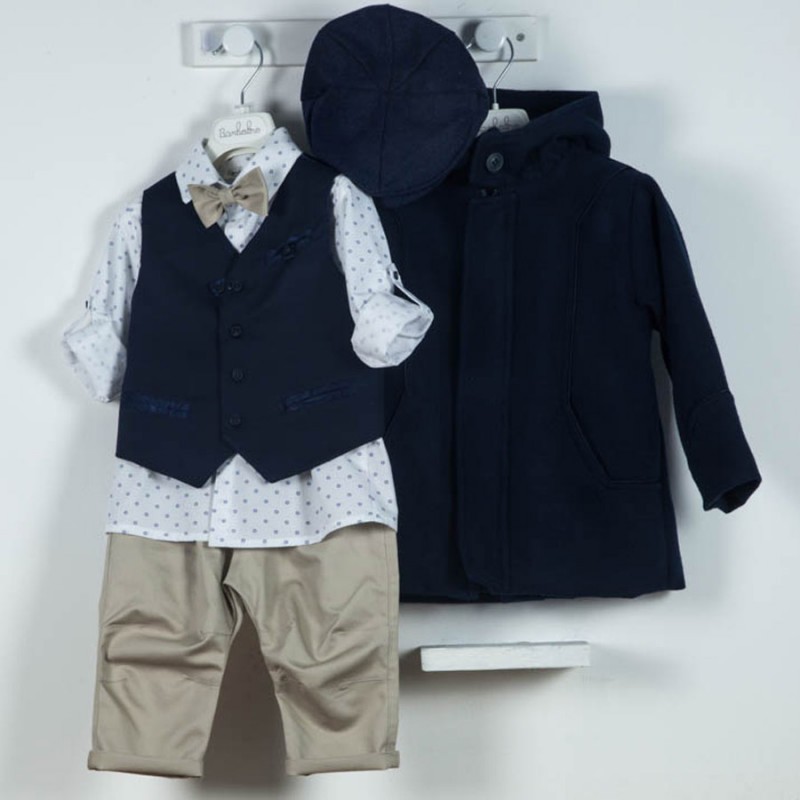 Βαπτιστικό Παλτό Bambolino Casper - 9905 Μπλε