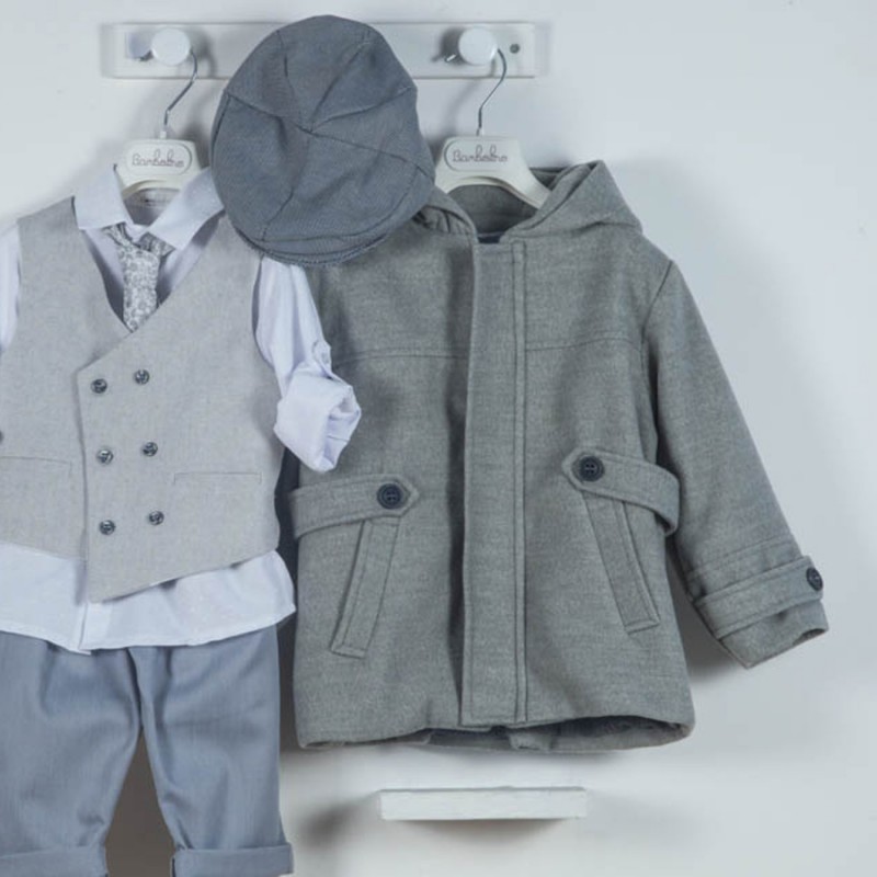 Βαπτιστικό Παλτό Bambolino Marcelo - 9906 Γκρι