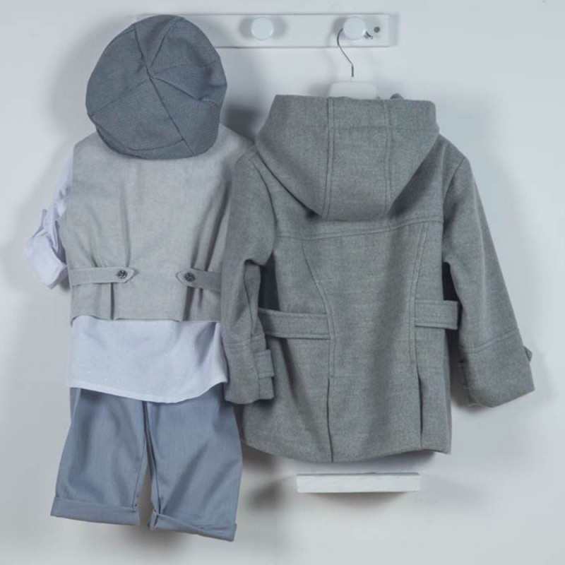 Βαπτιστικό Παλτό Bambolino Marcelo - 9906 Γκρι